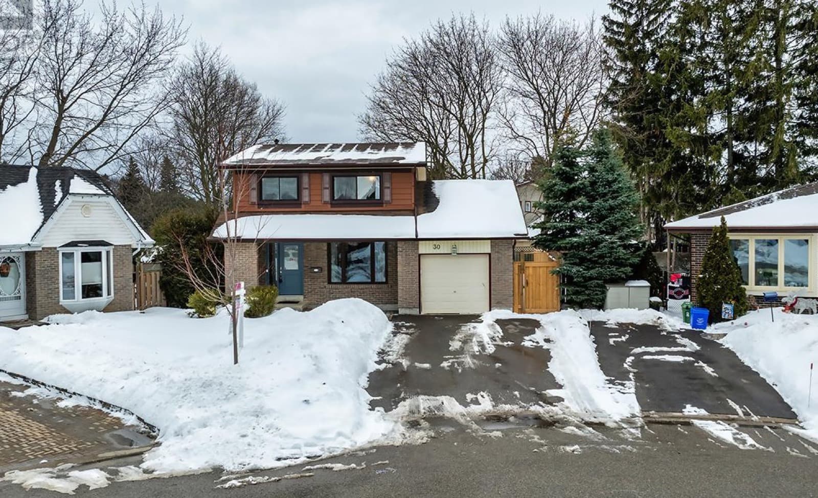 Overcast gray sky diminishing curb appeal